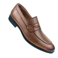 CH476-015 - Chaussure cuir Taba - deluxe-maroc