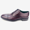 CH01-019  - Chaussure Cuir Bordeaux - deluxe-maroc