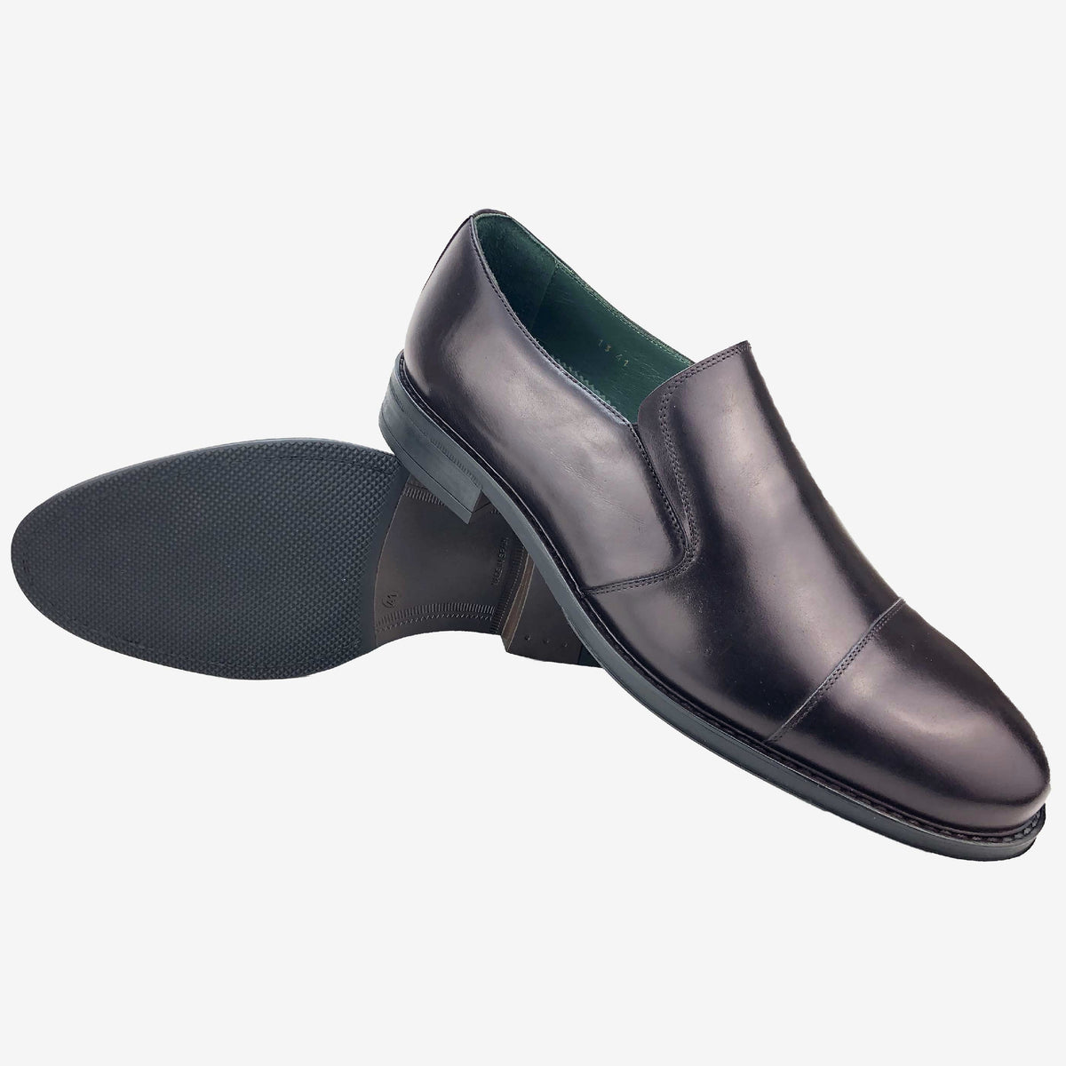 CH013-019  - Chaussure Cuir Marron - deluxe-maroc