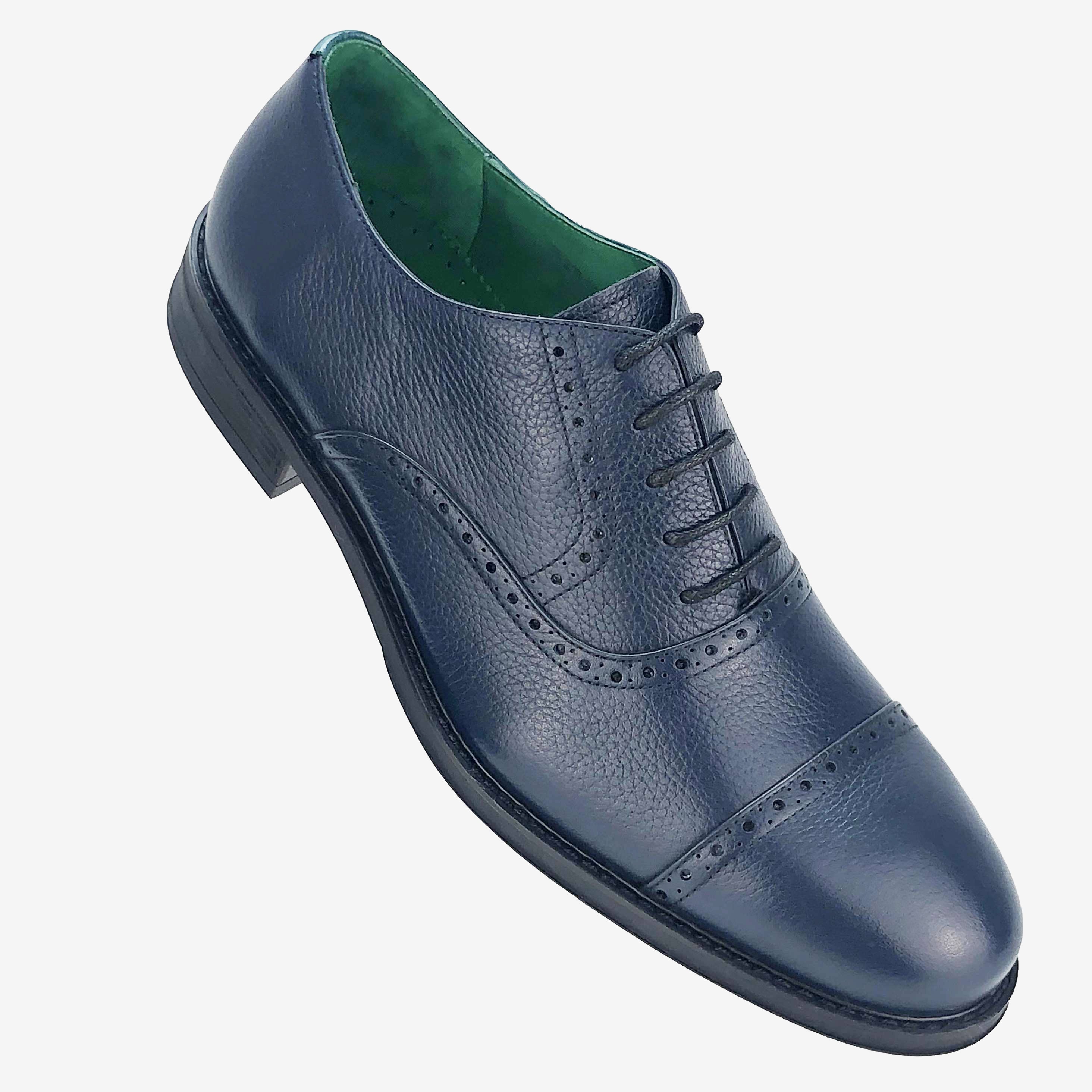 Chaussure deals cuir bleu