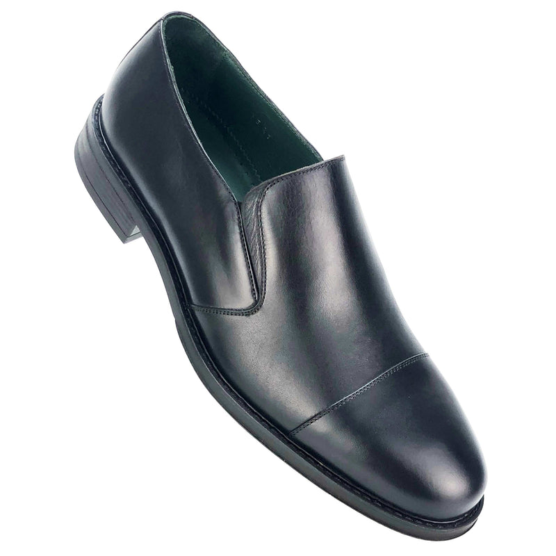 CH013-019  - Chaussure Cuir Noir - deluxe-maroc