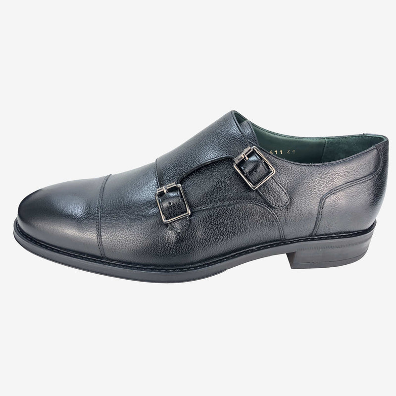 CH411-019  - Chaussure Cuir Noir - deluxe-maroc