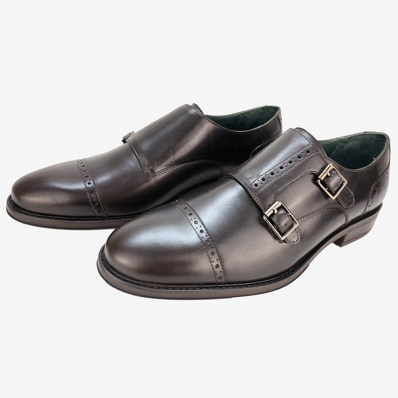 CH411-019  - Chaussure Cuir Marron - deluxe-maroc