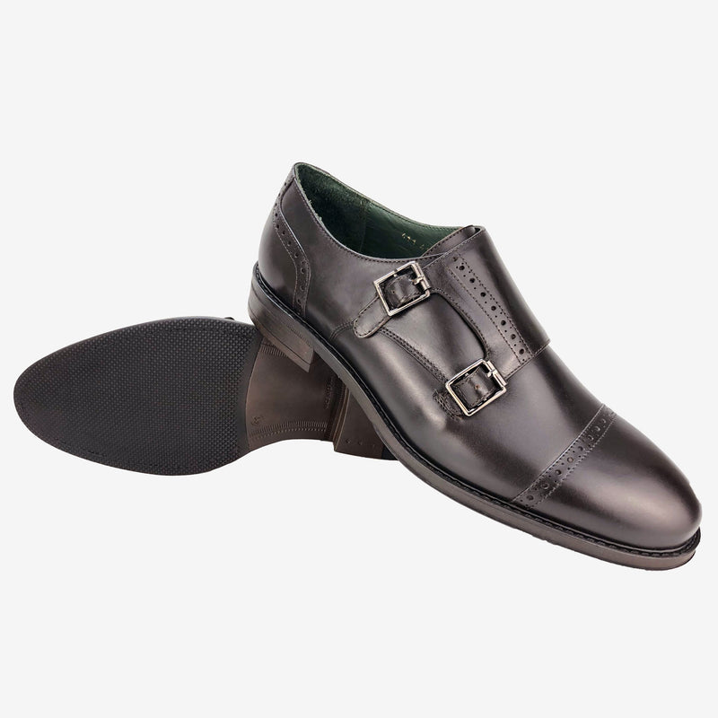 CH411-019  - Chaussure Cuir Marron - deluxe-maroc