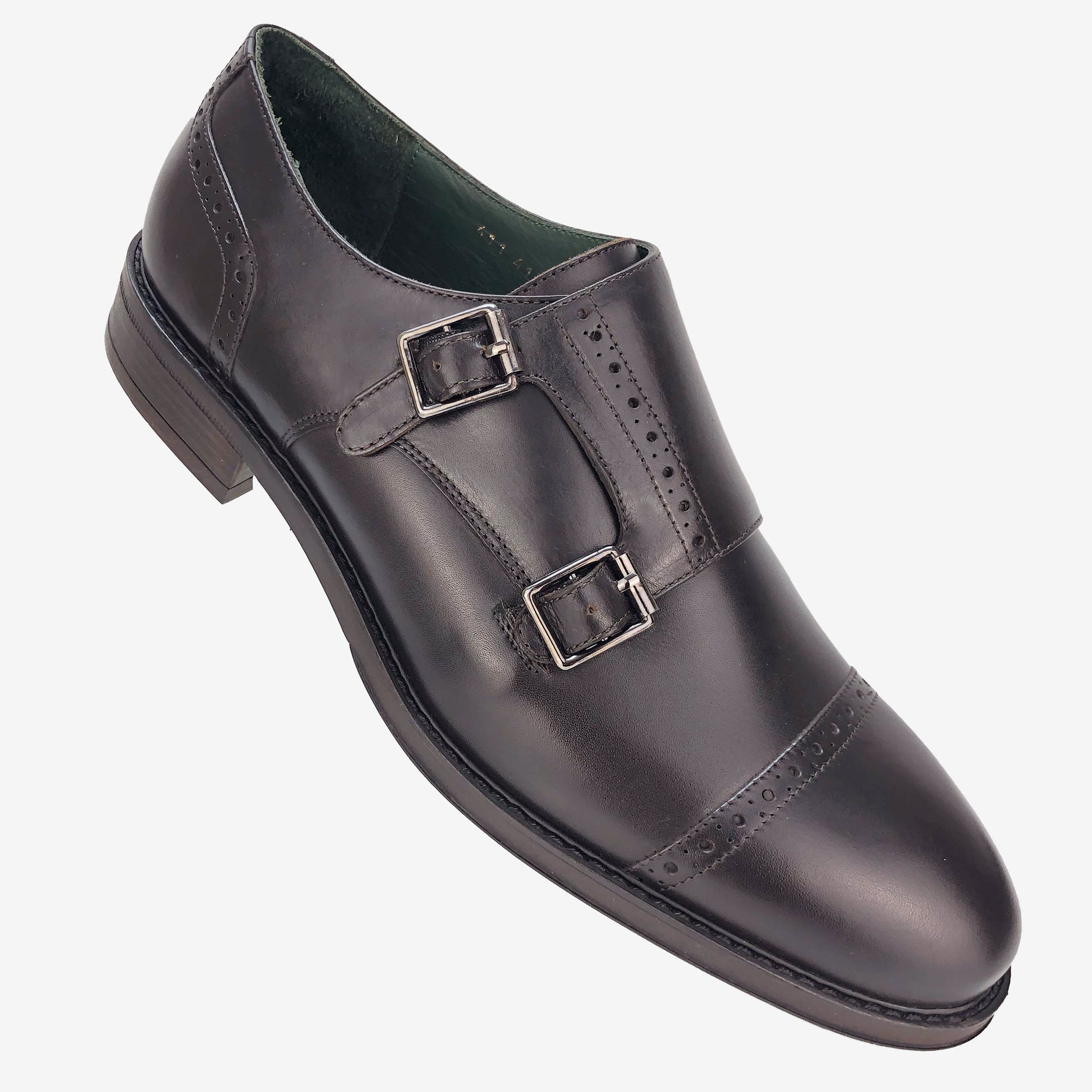 CH411-019  - Chaussure Cuir Marron - deluxe-maroc