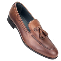 CH1566-019  - Chaussure Cuir Taba - deluxe-maroc