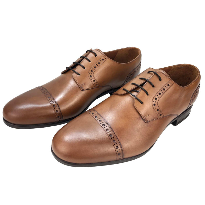 CH05-019  - Chaussure Cuir Taba - deluxe-maroc