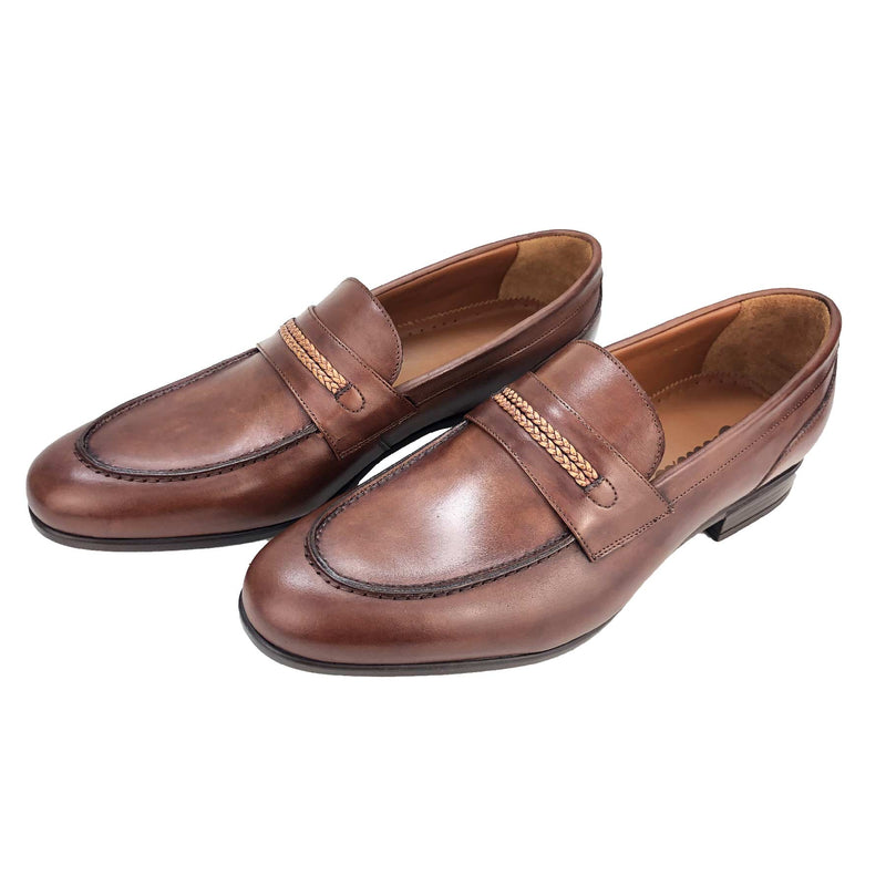 CH014-019  - Chaussure Cuir Taba - deluxe-maroc