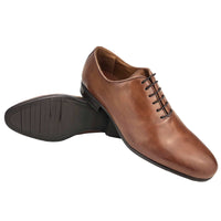 CH4000-019  - Chaussure Cuir Taba - deluxe-maroc