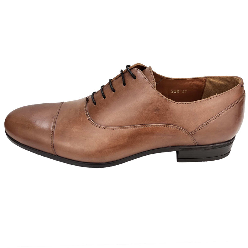 CH325-019  - Chaussure Cuir Taba - deluxe-maroc