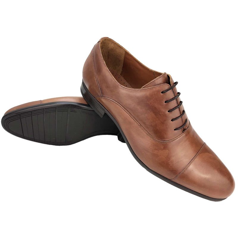 CH325-019  - Chaussure Cuir Taba - deluxe-maroc