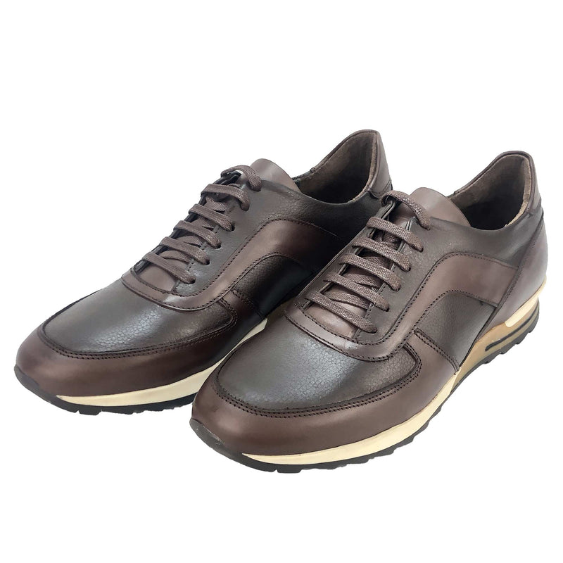 BSK423-015 - Chaussure cuir Marron - deluxe-maroc