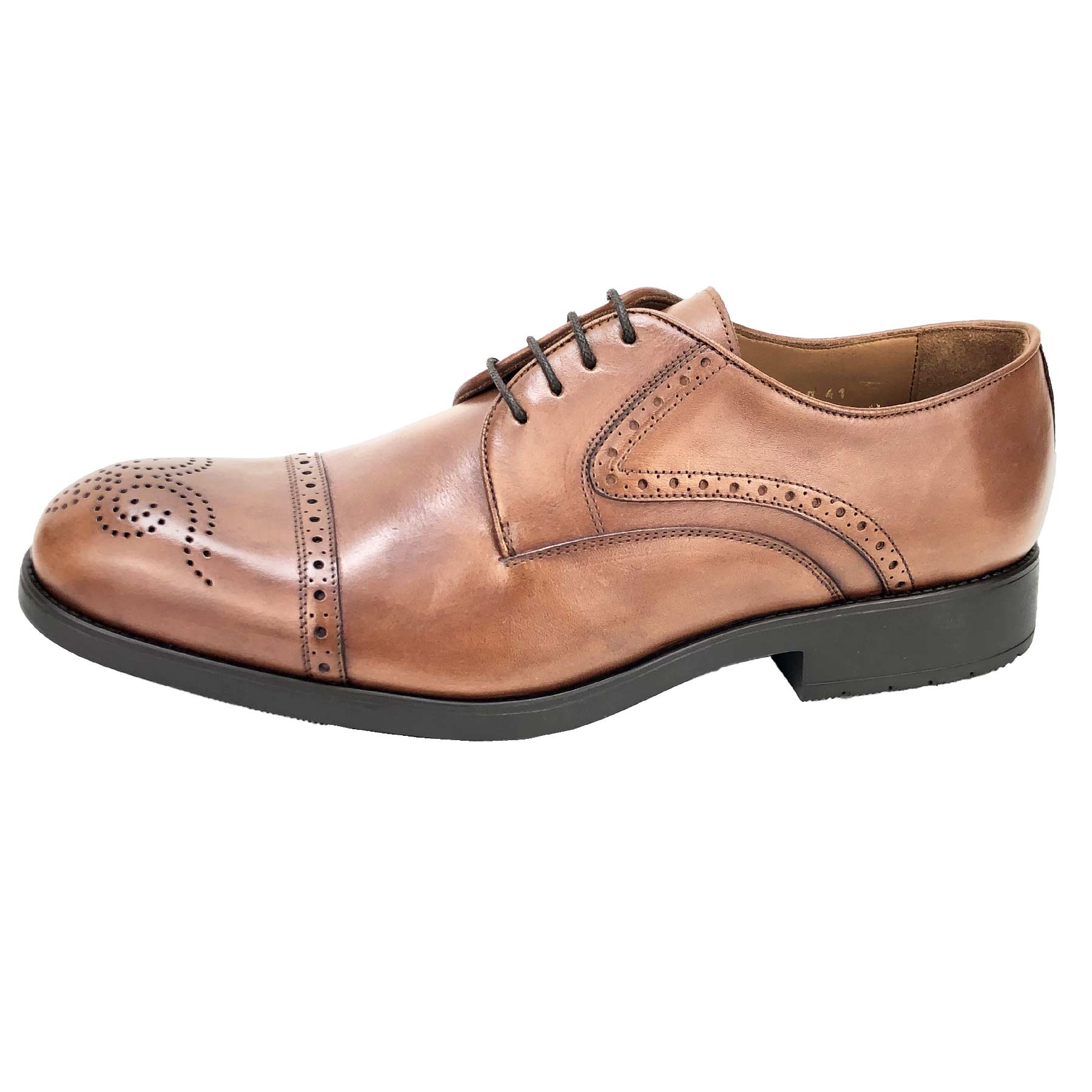 CH1540-019  - Chaussure Cuir taba - deluxe-maroc