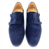 CH008-022 Chaussure Daim Bleu - deluxe-maroc