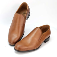 CH3999-019 Chaussure Cuir tabac - deluxe-maroc