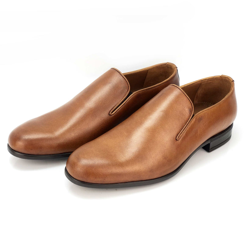 CH3999-019 Chaussure Cuir tabac - deluxe-maroc