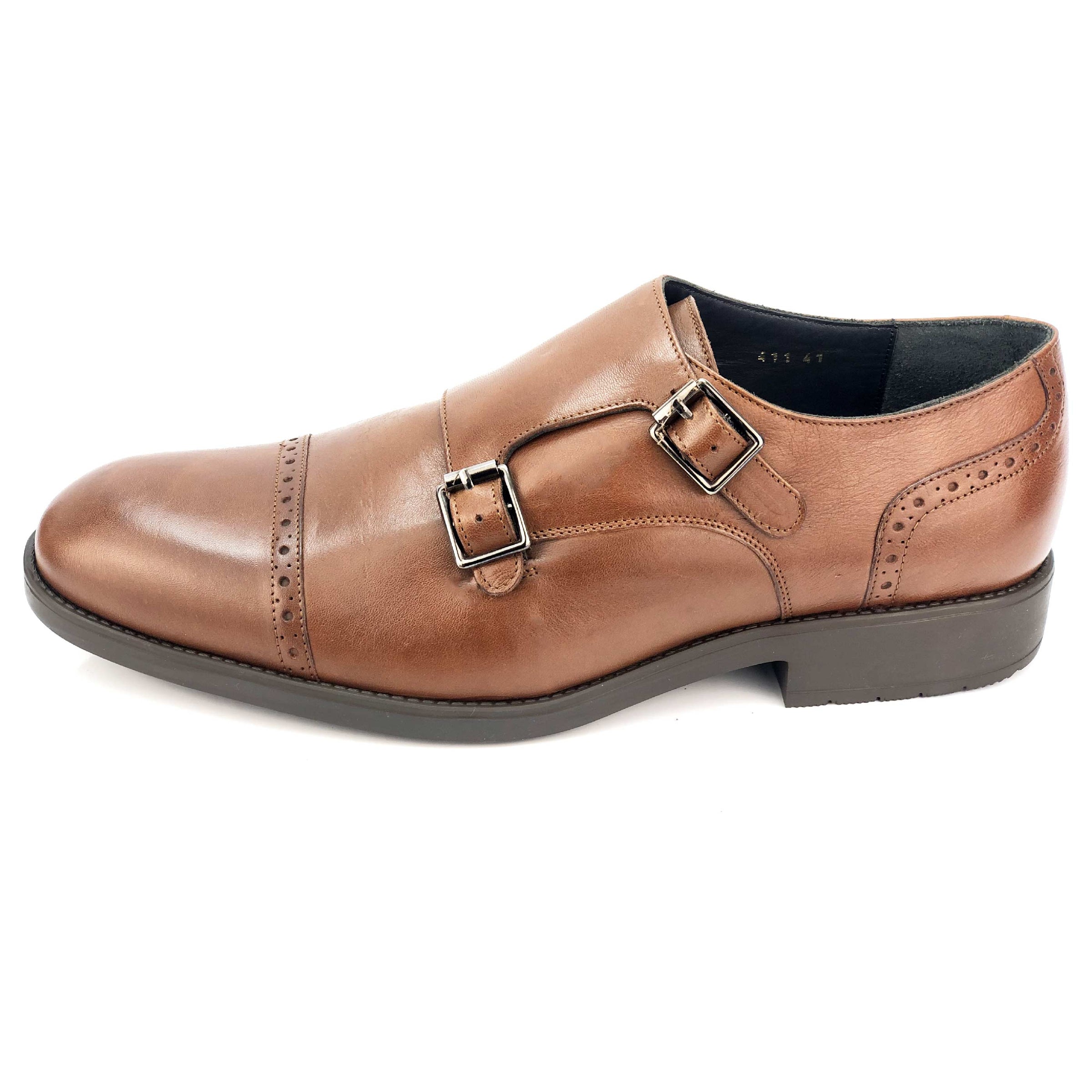 CH411-019  - Chaussure Cuir TABAC - deluxe-maroc