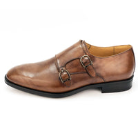 CH008-022 Chaussure Cuir Tabac - deluxe-maroc