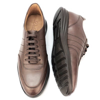 BSK2493-015 - Chaussure cuir MARRON - deluxe-maroc