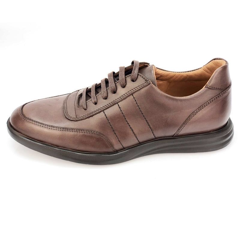 BSK2493-015 - Chaussure cuir MARRON - deluxe-maroc