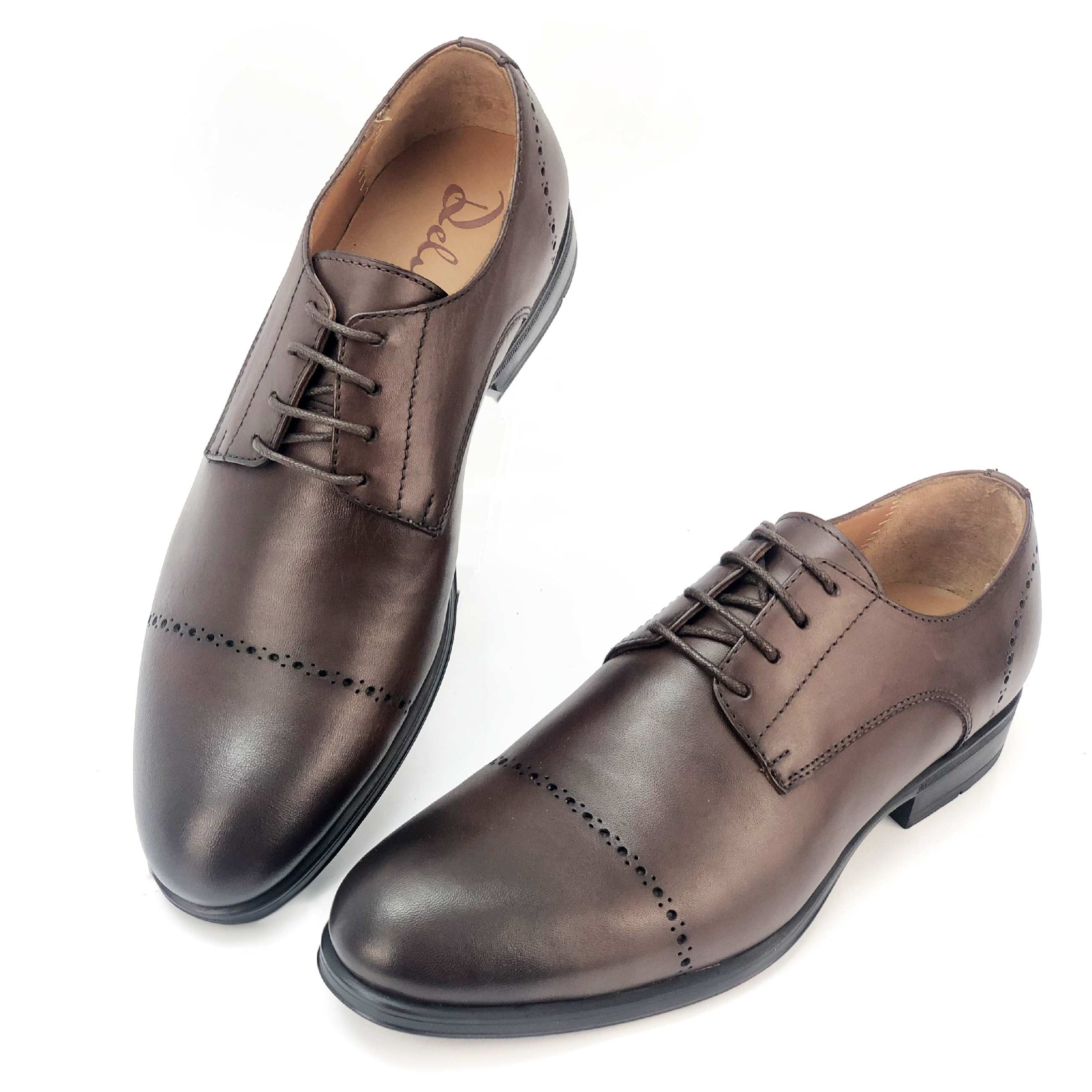 CH0041-015 - Chaussure cuir Marron - deluxe-maroc