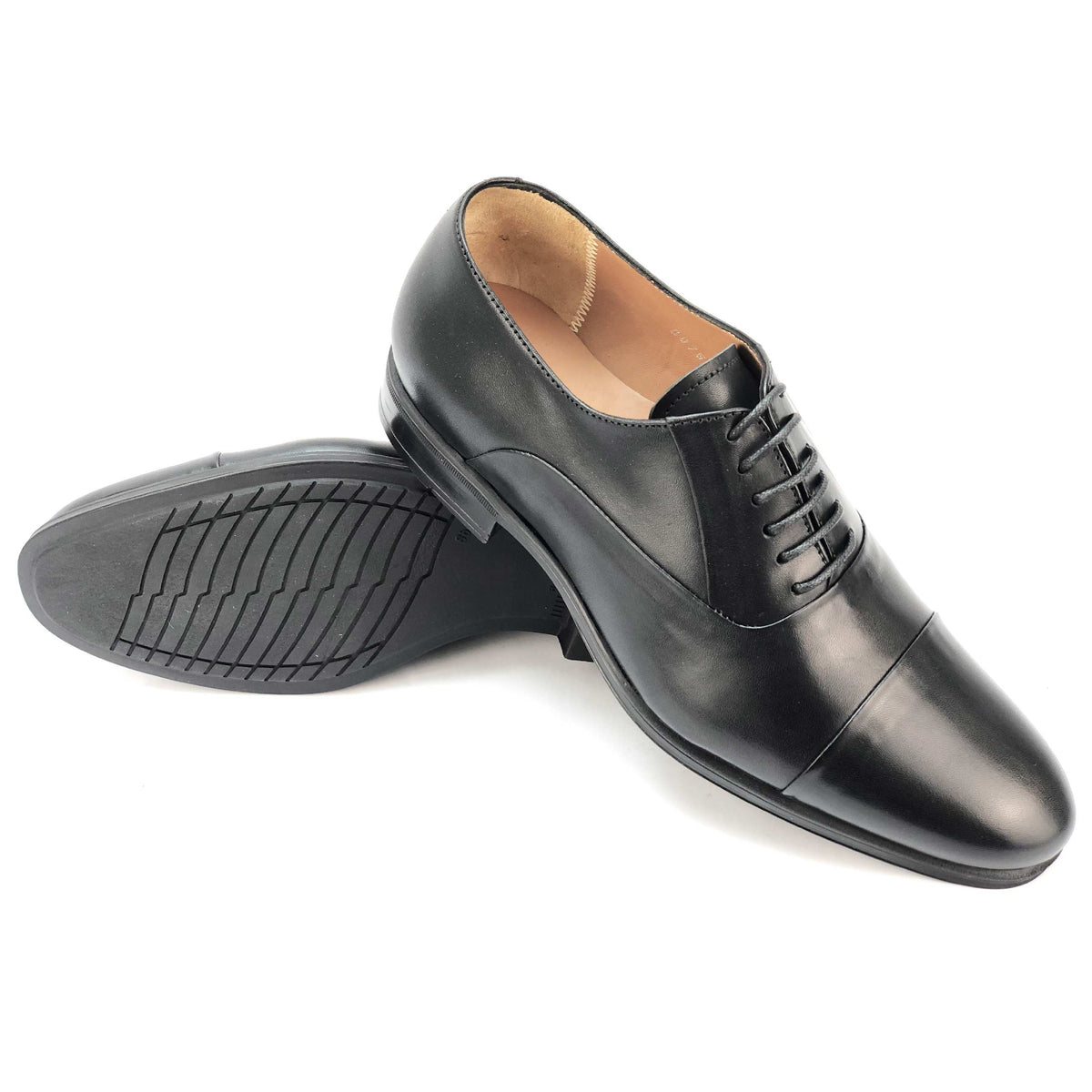 CH0075-015 - Chaussure Cuir Noir - deluxe-maroc